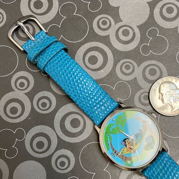 Vintage Disney Time Works LILO & Stitch Unisex 3-D Look Watch - Picture 12 of 15